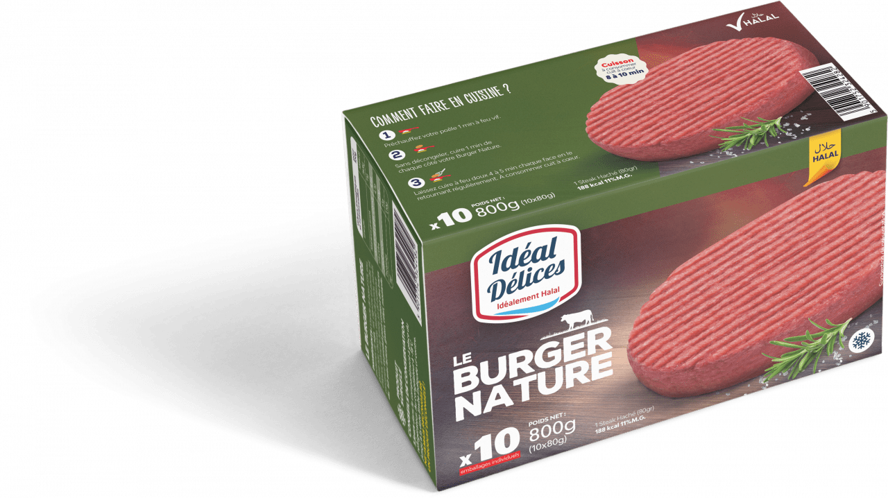 Gamme de viande Halal haut de gamme Idéal délices